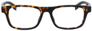 Square Matte Havana Hugo Boss 0928 Single Vision Full Frame View #2