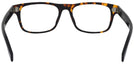 Square Matte Havana Hugo Boss 0928 Single Vision Full Frame View #4