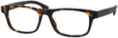 Square Matte Havana Hugo Boss 0928 Computer Style Progressive View #1