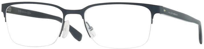 Rectangle Black Hugo Boss 0682 Single Vision Full Frame View #1
