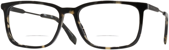 Square Black Havana Hugo Boss 0995 Bifocal View #1