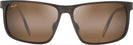 Rectangle Brushed Chocolate/HCL Lens Maui Jim Wana 846 View #2
