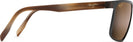 Rectangle Brushed Chocolate/HCL Lens Maui Jim Wana 846 View #3