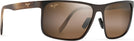 Rectangle Brushed Chocolate/HCL Lens Maui Jim Wana 846 View #1