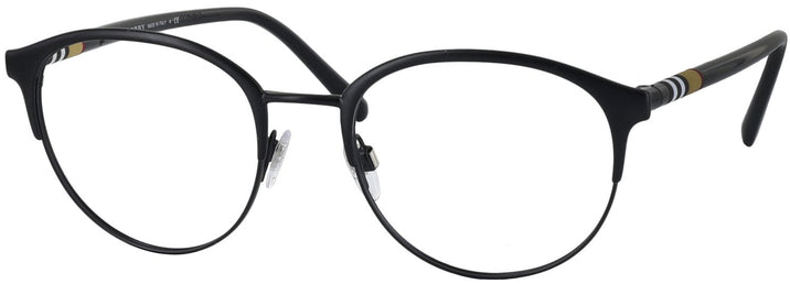 Round Black Burberry 1318 Progressive No Line Bifocal View #1