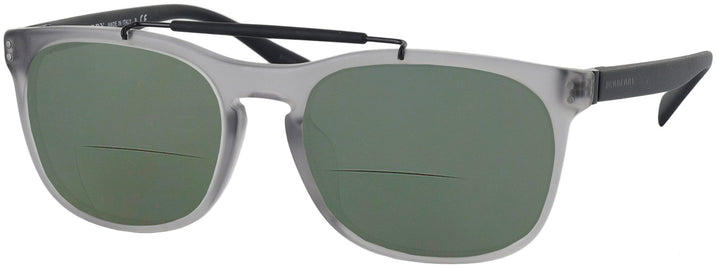 Square Matte Grey Burberry 4244F Bifocal Reading Sunglasses View #1
