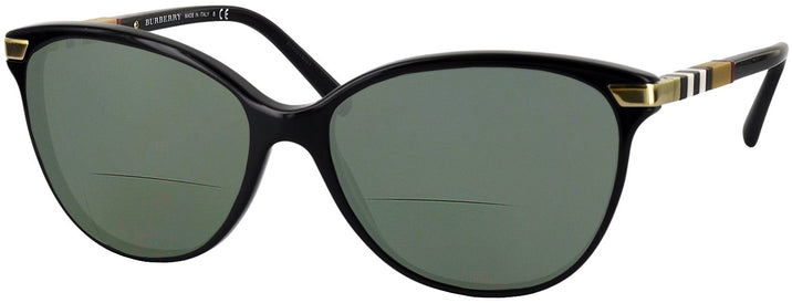 Cat Eye Black Burberry 4216 Bifocal Reading Sunglasses View #1