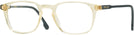 Square Champagne Carrera 244 Single Vision Full Frame View #1