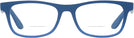 Rectangle Matte Blue Carrera 5541 Bifocal View #2