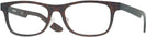 Rectangle Matte Havana Carrera 5541 Single Vision Full Frame View #1