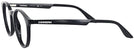 Round Shiny Black Carrera 5544 Single Vision Full Frame View #3