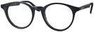Round Shiny Black Carrera 5544 Single Vision Full Frame View #1