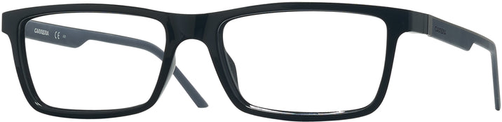 Rectangle Black Carrera 8818 Single Vision Full Frame View #1
