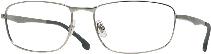 Rectangle Matte Ruthenium Carrera 8854 Single Vision Full Frame View #1