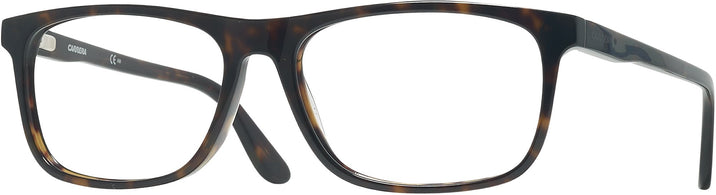 Square Dark Havana Carrera 9920 Single Vision Full Frame View #1