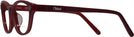 Oval Bordeaux/red Chloe 2651A Bifocal View #3
