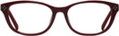 Oval Bordeaux/red Chloe 2651A Single Vision Full Frame View #2
