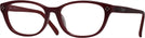Oval Bordeaux/red Chloe 2651A Computer Style Progressive View #1
