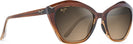 Cat Eye Chocolate Fade/HCL Lens Maui Jim Lotus 827 View #1