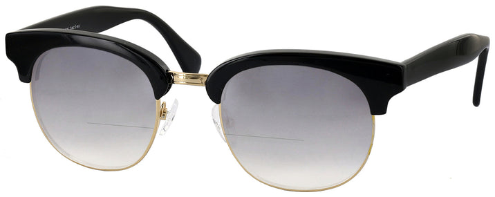 ClubMaster Black Hathaway Bifocal Reading Sunglasses with Gradient View #1