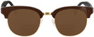 ClubMaster Cocoa Hathaway Bifocal Reading Sunglasses View #2