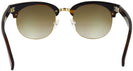 ClubMaster Cocoa Hathaway Bifocal Reading Sunglasses with Gradient View #4