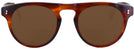 Round Brown Individualist Progressive No Line Reading Sunglasses View #2