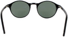 Round Black Oscar Progressive No Line Reading Sunglasses View #4