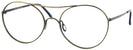 Aviator Antique Gold Wooster Street Computer Style Progressive View #1
