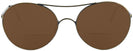 Aviator Antique Gold Wooster Street Bifocal Reading Sunglasses View #2