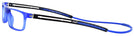 Rectangle Blue CliC Tube Progressive No-Lines View #3