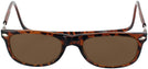 Wayfarer Tortoise CliC Ashbury Progressive No Line Reading Sunglasses View #2