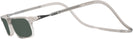 Rectangle Grey CliC Executive XL Progressive No Line Reading Sunglasses View #3