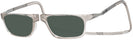 Rectangle Grey CliC Executive XL Progressive No Line Reading Sunglasses View #1