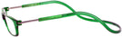 Rectangle Emerald CliC Reader Single Vision Half Frame View #3
