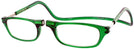 Rectangle Emerald CliC Reader Single Vision Half Frame View #1