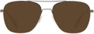 Aviator,Square Brown Canali CO205 Progressive No Line Reading Sunglasses View #2