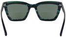 Cat Eye Emerald Coach 8203 Bifocal Reading Sunglasses View #4