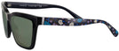 Square Black/blue Coach 8208 Progressive No Line Reading Sunglasses View #3