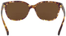 Square Confetti Light Brown Coach 8132 Bifocal Reading Sunglasses View #4