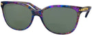 Square Confetti Purple Coach 8132 Progressive No Line Reading Sunglasses View #1