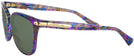 Square Confetti Purple Coach 8132 Bifocal Reading Sunglasses View #3