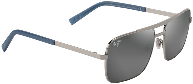  Silver/ Grey Lens Maui Jim Compass 714 View #1