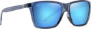 Rectangle Dark Trans Blue/Blue Hawaii Lens Maui Jim Cruzem 864 View #1