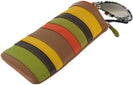  Brown/Orange The Everything Striped Case - Leather View #2