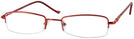 Rectangle Red Eurospec 33 Single Vision Full Frame View #1