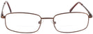 Rectangle Brown Eurospec 43 Bifocal View #2