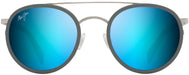 Brushed Silver/Blue Hawaii Lens #2