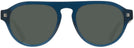 Rectangle Blue Zegna EZ0099 Progressive No Line Reading Sunglasses View #2