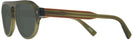 Rectangle Green Zegna EZ0099 Progressive No Line Reading Sunglasses View #3